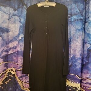 Better Be Black Long Sleeve Dress